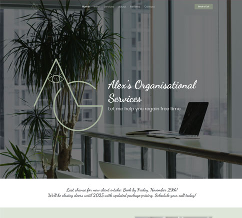 Alex's Organisational Services